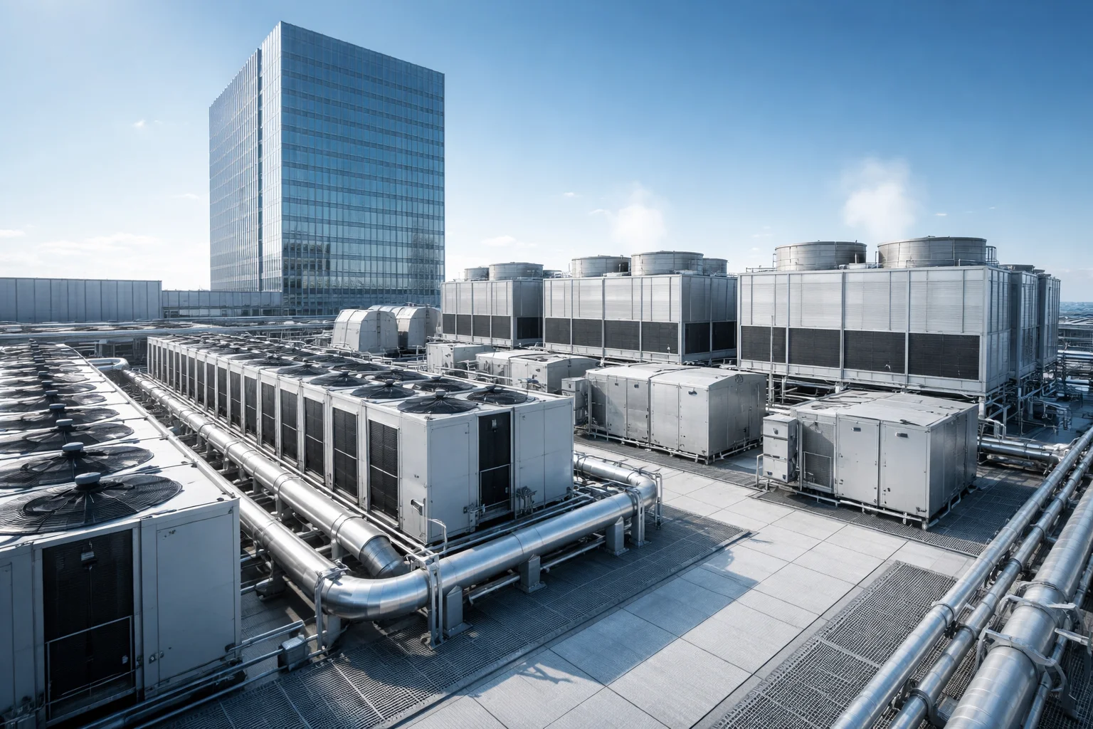 Commercial HVAC and cooling infrastructure